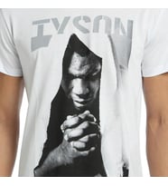 Bant Giyim - Mike Tyson Boks Beyaz Erkek T-shirt Tişört