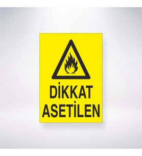 Dikkat Asetilen