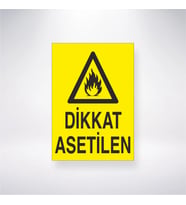 Dikkat Asetilen