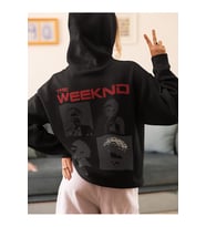 Tasarım The Weeknd Baskılı Unisex Oversize Rapper Şarkıcı Hoodie