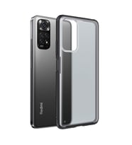 Vendas Xiaomi Redmi Note 11 Uyumlu Venga Serisi Mika Arka Tasarımlı Renkli Kenarlı Premium Kılıf (Siyah)