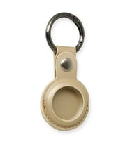 Airtag Anahtarlık Deri Kılıf - Gold