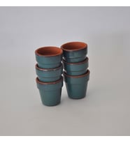 Konik Saksı-6'LI PAKET (Mavi)