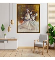 Altın  Çerçeveli tablo ss1038