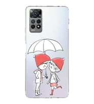 Xiaomi Redmi Note 11 Pro Uyumlu Kapak Aşk Tasarımlı  Şeffaf Kılıf