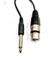 Xlr Dişi - 6.3mm Mono Erkek Çevirici Kablo