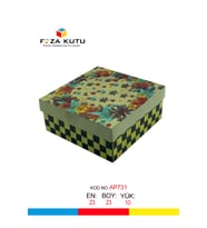 23x23x10 Hediyelik Kutu Kraft Kutu Karton Kutu YIlbaşı Kutusu Pasta Kutusu Kargo Kutusu (10 ADET)