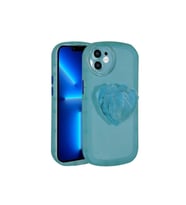 Apple iPhone 11 Uyumlu Kılıf Kamera Korumalı Pop Soketli Renkli Zore Ofro Kapak (Mavi)