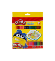 Play-Doh Kuru Boya Tam Boy 24 Renk Kuru Boya Kalemi (Karışık)