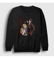 Presmono Unisex Siyah Isaac Rachel Anime Angels Of Death Sweatshirt 458858tt