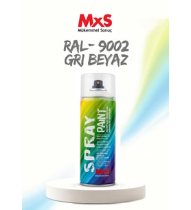 MxS RAL 9002 Gri Beyaz Akrilik Sprey Boya 400 ML