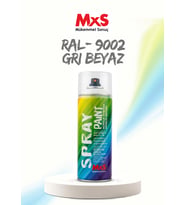 MxS RAL 9002 Gri Beyaz Akrilik Sprey Boya 400 ML