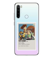 Redmi Note 8 Uyumlu Toy Story Minimalist Poster Desenli Şeffaf Telefon Kılıfı