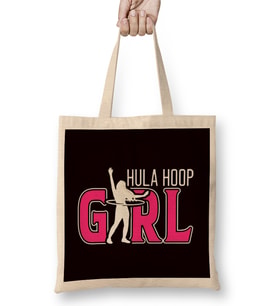 Hula Hoop Girl Hula Hooper Hooping Fitness Sports Training Bez Çanta Uzun Saplı