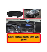 Renault Megane 3 - Fluence 2008-2015 Ön Gögüs Panel Torpido Koruma Koruyucu Kilifi Halisi Örtüsü