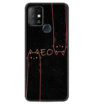 INFINIX Hot 8 9 10 11S Hot 10 Play 10T Kılıf Desemli Silikon Meow 1657