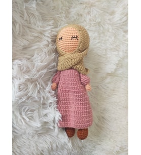 Amigurumi organik oyuncak bebek