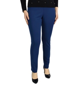Kadın Kumaş Pantolon Lastikli 2250 BGL-ST01791 (İndigo)