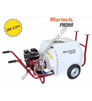 Bartech PM200 Benzinli İlaçlama Makinası 6.5Hp 200 Litre
