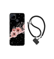C25y Kılıf Ipli Boyun Askılı Desenli Silikon Flowers Dots 1423