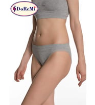 Seamless Modal Dantelli Slip (Gri)