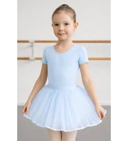 Kristal Tül Tütü Etek (Bebe Mavisi)