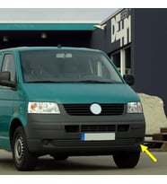 VW Transporter T5 2004-2010 Ön Tampon Sol Sis Kapağı Sissiz 7H0807489C