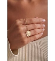 Kişiye Özel 925 Ayar Gümüş Zarif Lale Model Kolye (Gold)
