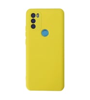 General Mobile GM 21 Plus Kılıf Nano içi Kadife Silikon - Sarı