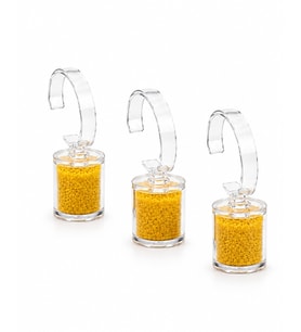 Saat Standı 3'lü Set Pleksi Taşlı Model