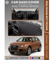 AUDİ Q5 (2008-2017) Torpido Örtüsü Ön Göğüs Koruma Torpido Koruma Araca Özel Kaymaz Kolay Montaj