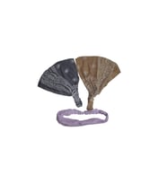 Bandana Seti Lastikli Paraşüt Model Şal Desenli