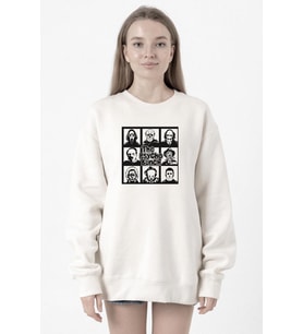 The Psycho Bunch Beyaz Kadın 2ip Sweatshirt