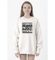 The Psycho Bunch Beyaz Kadın 2ip Sweatshirt