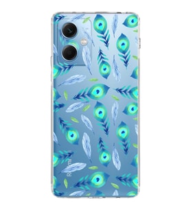 PrintiFy Xiaomi Redmi Note 12 4G ile Uyumlu Nazar Boncuğu 3  Kamera Korumalı Şeffaf Silikon Kılıf