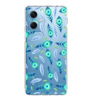 PrintiFy Xiaomi Redmi Note 12 4G ile Uyumlu Nazar Boncuğu 3  Kamera Korumalı Şeffaf Silikon Kılıf