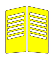 Cg Sarı Yan Kapak Sticker