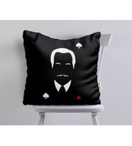 BK Home Godfather Baba Tasarımlı Beyaz Yastık-15