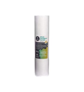 E-water Su Arıtma Cihazı Filtresi 1 Mikron Sediment Spun Filtre A (Krem)