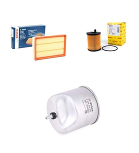 Bosch Filtre Bakım Seti Citroen C4 Picasso II 1.6 Hdi 115 Beygir 2013+ Hava + Yağ f. + Yakıt Filtre Bosch