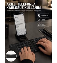 Taşınabilir Katlanabilir Bluetooth Klye iOS Android Windows Uyumlu