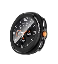 Lexroo Galaxy Watch 8 Classic 46mm Sert PC Kasa ve Ekran Koruyucu Watch Gard 39 - Siyah