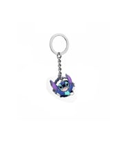 Uzun Mor Kulaklı Stitch Karakter Anahtarlık – Unisex, Renkli ve Eğlenceli Tasarım