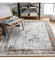 Makine Kaymaz Yıkanabilir Gri Geometrik Triko Salon Halısı Mutfak Halısı Koridor Halısı Yolluk 18115