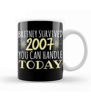 Britney Survived 2007 You Can Handle Today 01 Kupa Bardak Porselen