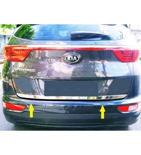 Kia Sportage Krom Bagaj Alt Çıtası 2016 Üzeri Paslanmaz Çelik