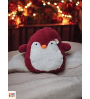 40 cm Peluş Penguen Yastık – Yumuşak ve Sevimli Dekoratif Oyuncak
