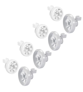 Bosch Uyumlu SMI6031JK Bulaşık Makinesi Sepet Tekerleği 4 ALT 4 ÜST Teker Takımı