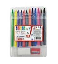 Südor Plastik Crayon 12 Li Mum Boyası (silgi + Kalemtraş Hediyeli)