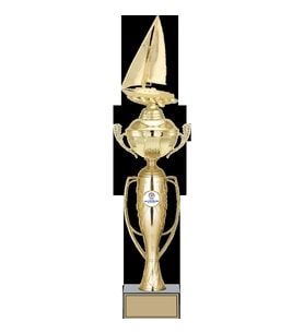 ODAK KUPA - Figürlü Kupalar - Yelken Figürlü Kupalar FG-072 C - 51 cm